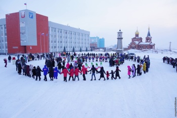 Дудинцы стали частью масштабного флешмоба Красноярского края «Семья семей»